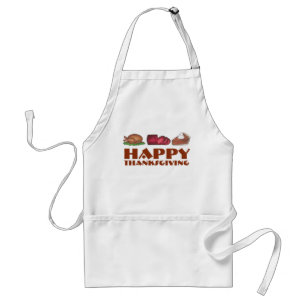 Tablier Bon thanksgiving Turquie Cranberry Citrouille Pie