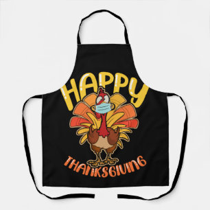 Tablier Bon thanksgiving Turquie face masque Quarantaine