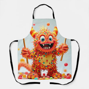 Tablier Bonbons de Monster heureux Design