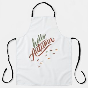 Tablier Bonjour automne