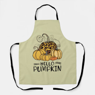 Tablier Bonjour Citrouille Lover Automne Saison Automne Th
