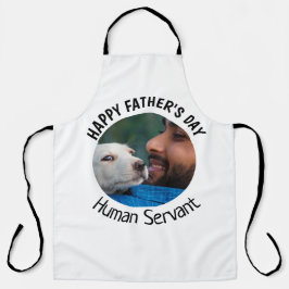 Tablier Bonne Fête des pères Serviteur humain Personnalisé