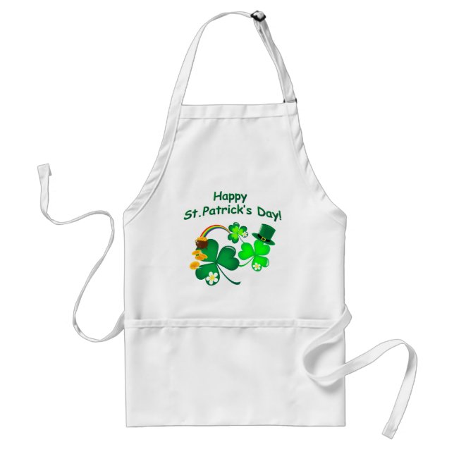 Tablier Bonne Saint Patrick's Day (Devant)