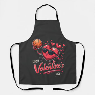 Tablier Bonne Saint Valentin Amateurs de basket-ball