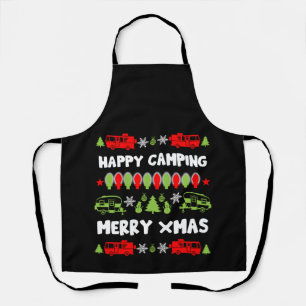 Tablier Bonne saison de Noël caravane