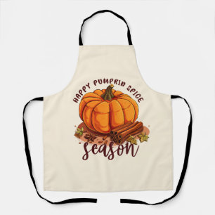 Tablier Bonne saison des épices Citrouilles