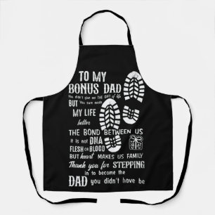 Tablier Bonus Papa Fête des pères Stepdad pour fille Son