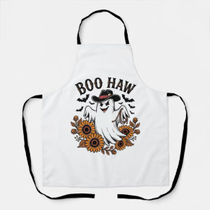 Tablier Boo Haw Cowboy Fantôme Tournesols Chauves-souris H