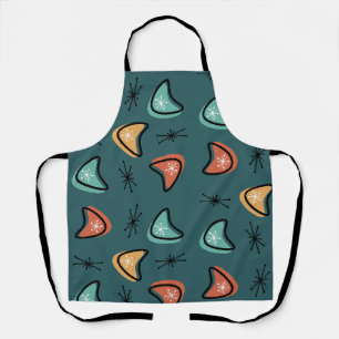 Tablier Boomerangs atomique Starburs Turquoise