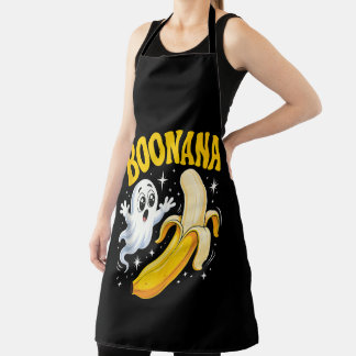 Tablier Boonana Cute Ghost Banana Halloween