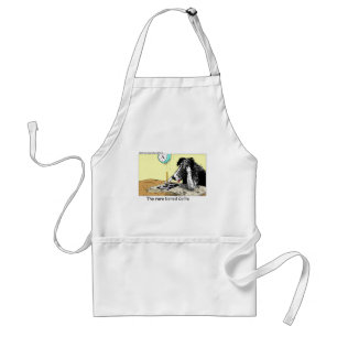 Tablier Bored Border Collie Funny Gifts Tees Collectibles