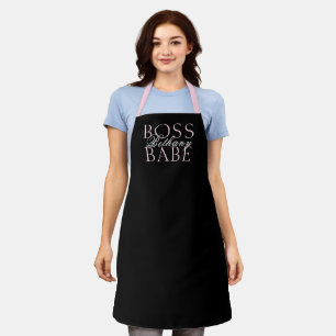 Tablier Boss Babe Name Blush Black Girl