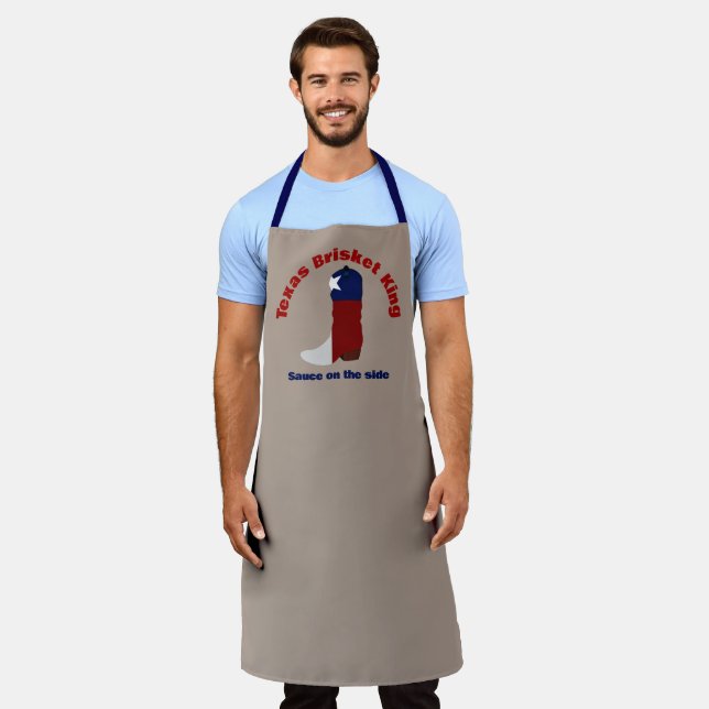 Tablier Botte Texas Brisket King Cowboy (Porté)
