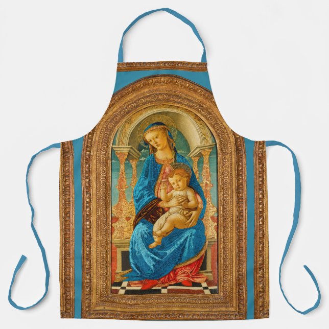 Tablier Botticelli Madonna et l'enfant intronisé (Recto)