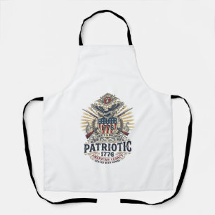 Tablier Bouclier de bataille patriotique 1776 Sym inspiré