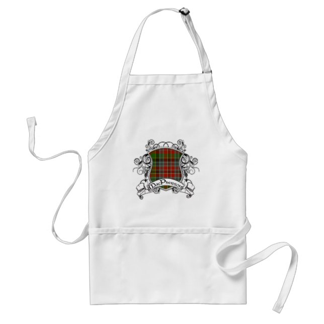 Tablier Bouclier Tartan MacPherson (Devant)