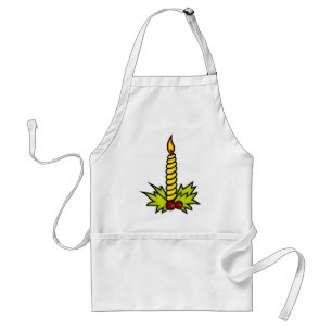 Tablier Bougie de Noël