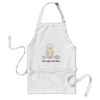 Tablier Boulanger ou chef Chouette mignon