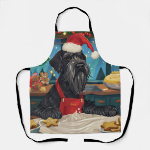 Tablier Boulangerie de Noël du Schnauzer géant : Noël fest