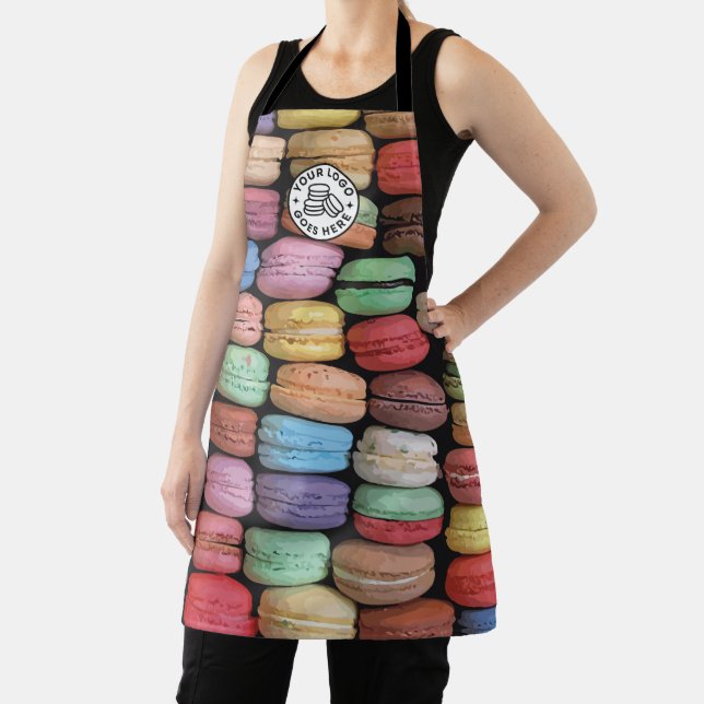 Tablier Boulangerie Macaron couleur mignonne Logo (Insitu)