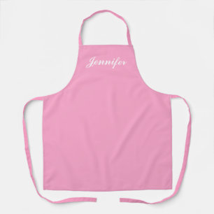 Tablier Boulangerie Pastel Rose Cuisine personnalisée