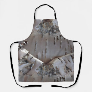 Tablier Bouleau courbe écorce rustique