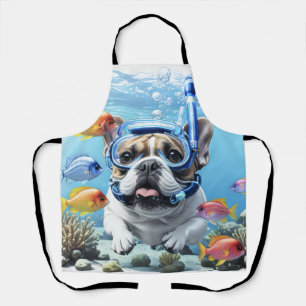 Tablier Bouledogue français en vacances French Bulldog