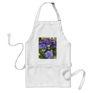 Tablier Bouquet bleu