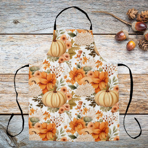 Tablier Bouquet Citrouille d'automne
