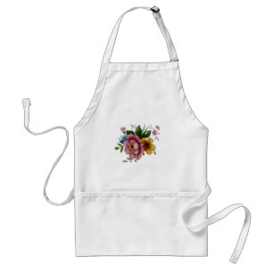 Tablier Bouquet de tasses à thé 