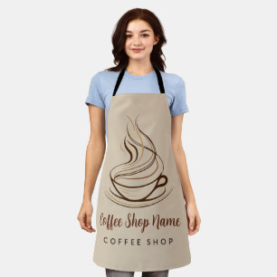 Tablier Boutique de café simple moderne boutique professio