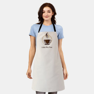 Tablier Boutique de café simple moderne boutique professio