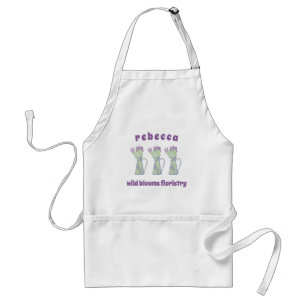 Tablier Boutique de fleurs   Floriste Business Cute Retro