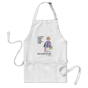 Tablier Boutique humoristique Queen and Castle