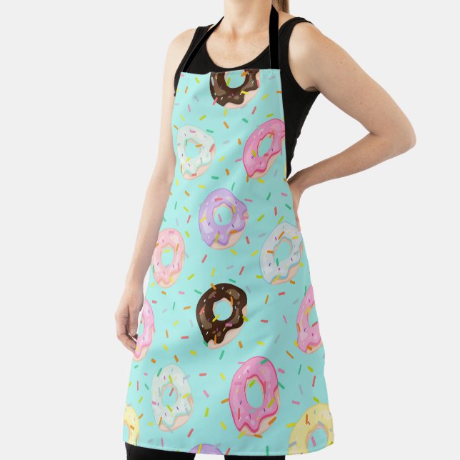 Tablier Boutique pâtisserie fine Sprinkles Donuts motif (Insitu)