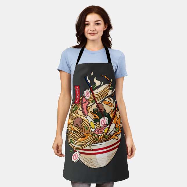 Tablier Bowl Japonais Ramen (Porté)