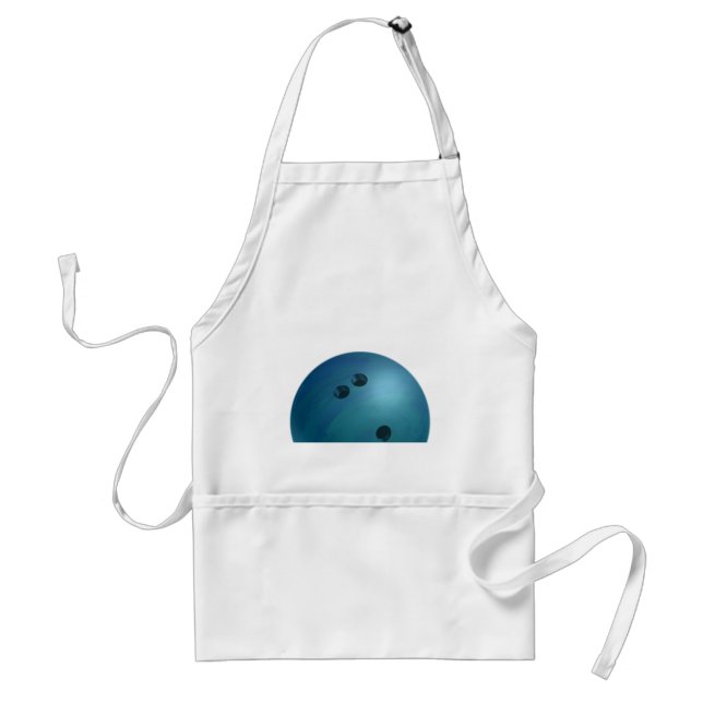 Tablier Bowling Ball Blue (Devant)