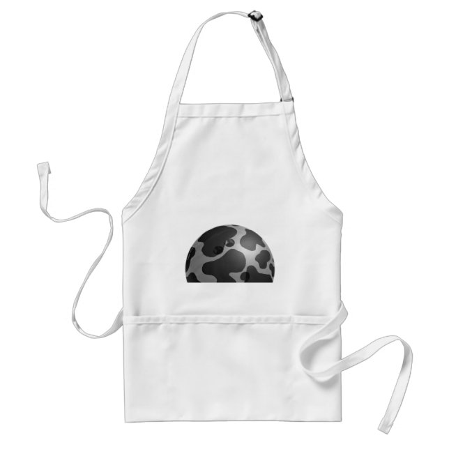 Tablier Bowling Ball Cow Grey (Devant)