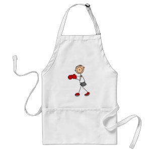 Tablier Boxe aux Stick Figures