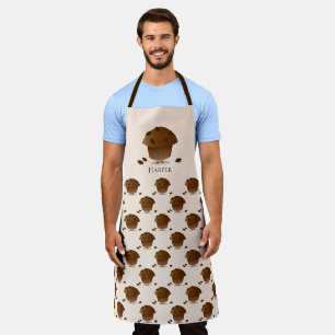 Tablier Bran Muffin Tan Brown Nom du personnage de dessin