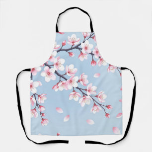 Tablier Branches de fleurs de cerisier motif serein