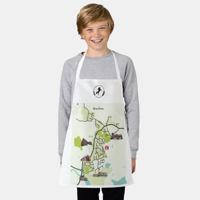 Tablier Brantham Carte Apron pour enfants (Porté)