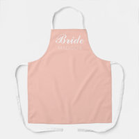 Bride Blush Coral rose Script Cuisine
