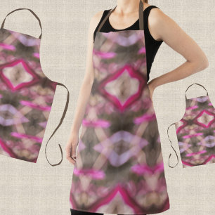 Tablier Brown rose et bois taupe Chic Tie Dye