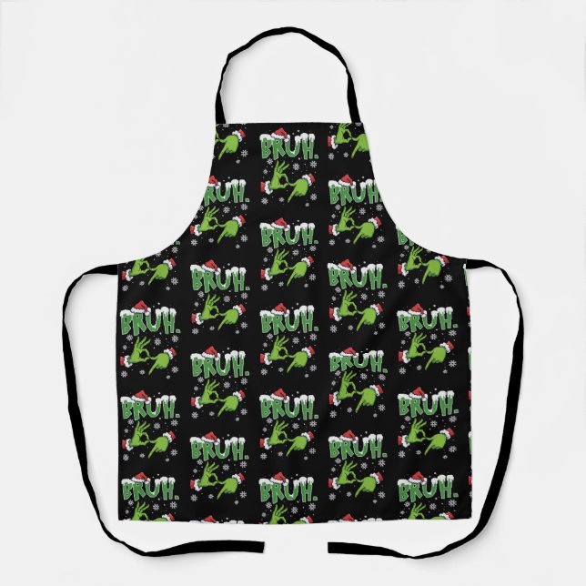 Tablier Bruh 67 Six Seven 6 7 Meme Christmas Funny Gen  (Recto)