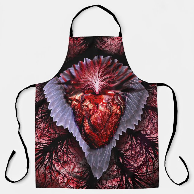 Tablier Brûler le coeur (Recto)