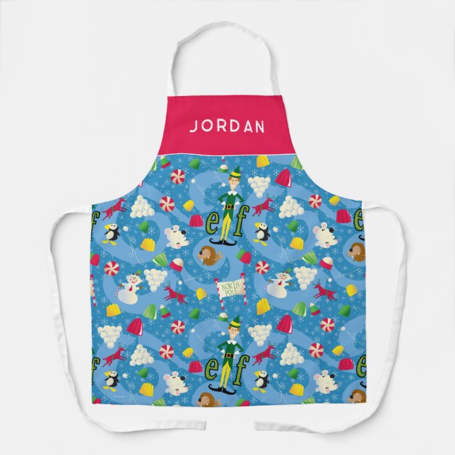Tablier Buddy le Motif de dessin animé Elf (Recto)