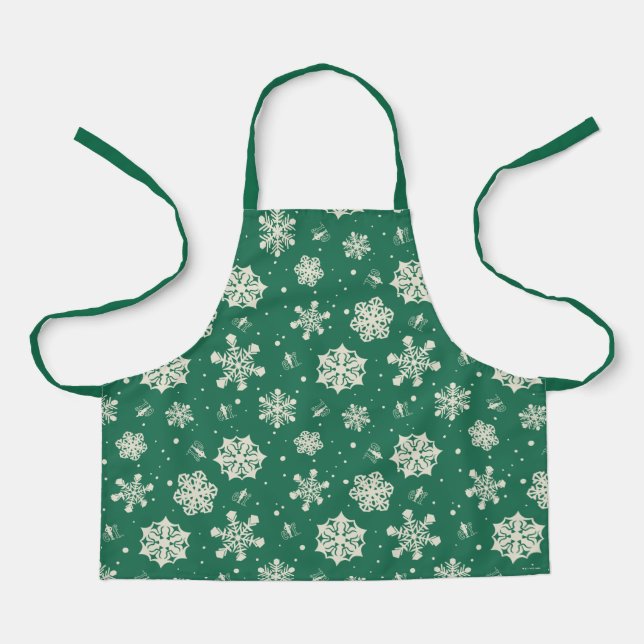 Tablier Buddy le Motif Elf Snowflake (Recto)