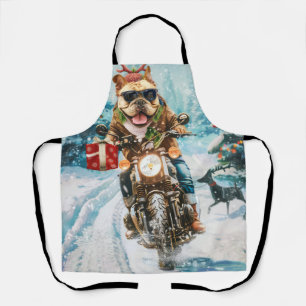 Tablier Bulldog à moto Noël