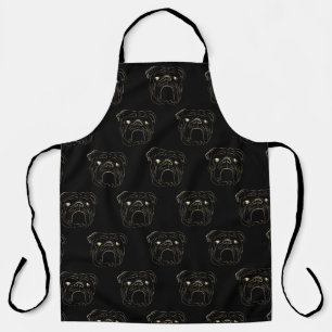 Tablier Bulldog Noir anglais